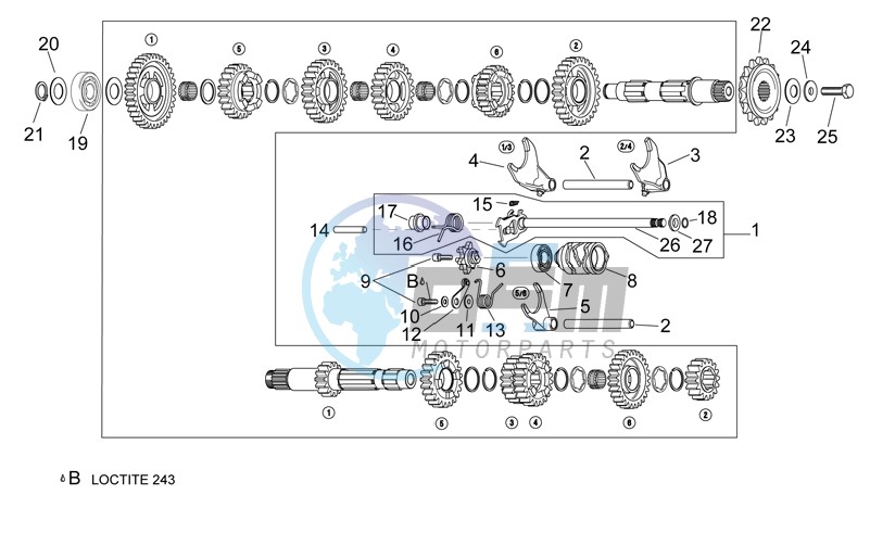 Gear box selector