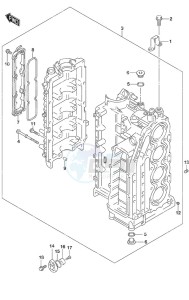 DF 115A drawing Cylinder Block