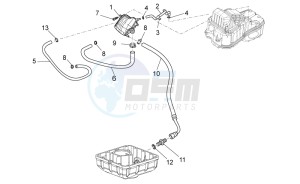 Norge 1200 IE 8V EU and 2016 USA-CN drawing Blow-by system