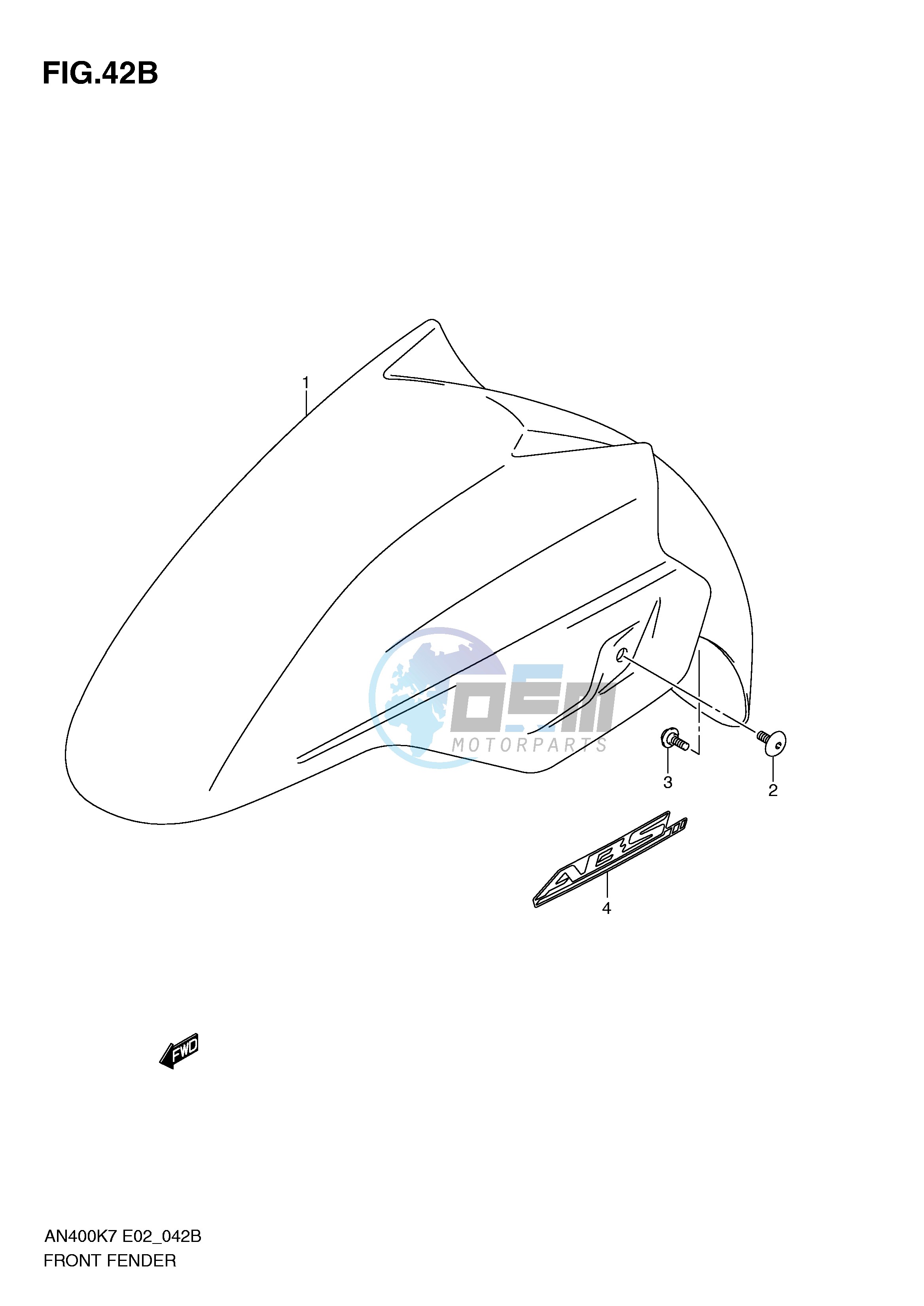 FRONT FENDER (MODEL L0)