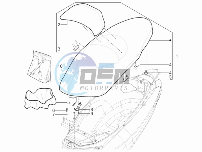 Saddle seats - Tool roll