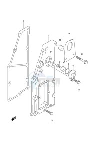 DF 150 drawing Exhaust Cover