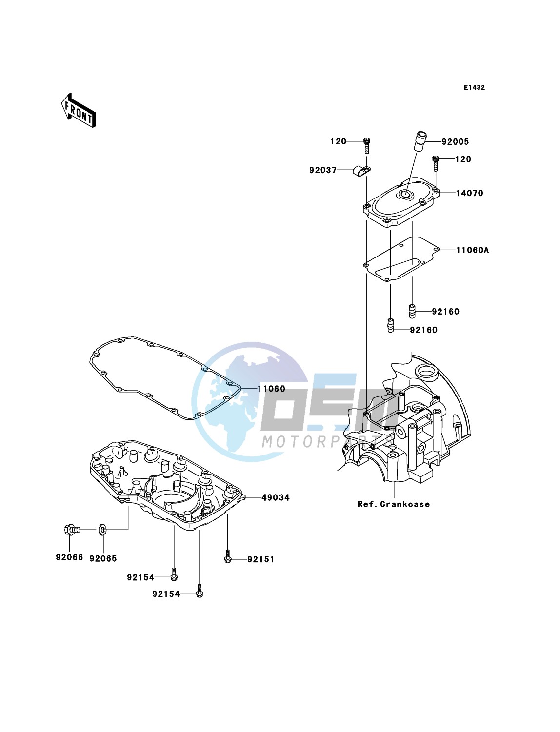 Breather Cover/Oil Pan