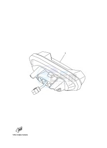 MT09 900 (1RCC) drawing TAILLIGHT