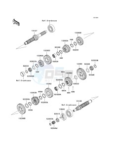 VN 1500 B [VULCAN 88 SE] (B1-B3) N7FA drawing TRANSMISSION