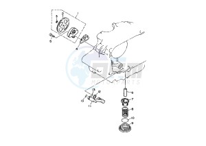 ATV 125 drawing OIL PUMP