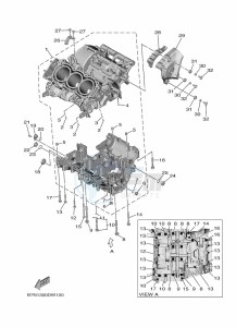 MT-09 MTN890 (B7NV) drawing CRANKCASE