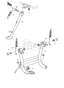 KZ 1300 B [B2] drawing STANDS