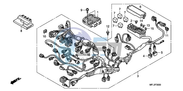 WIRE HARNESS (CBR1000RR)