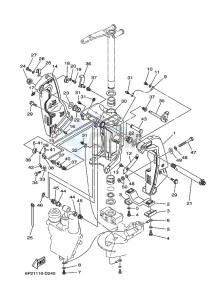 F250A drawing FRONT-FAIRING-BRACKET