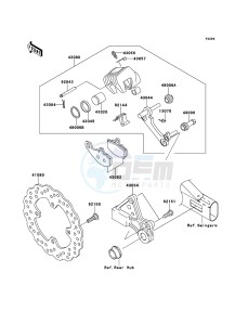 ER-6n ER650A7F GB XX (EU ME A(FRICA) drawing Rear Brake