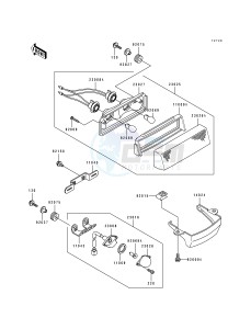 EX 500 A [EX500] (A4-A7) [EX500] drawing TAILLIGHT