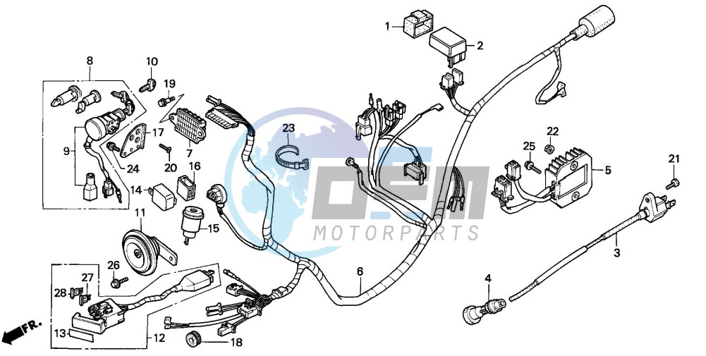 WIRE HARNESS (CH125J/L/M/N/P/R)