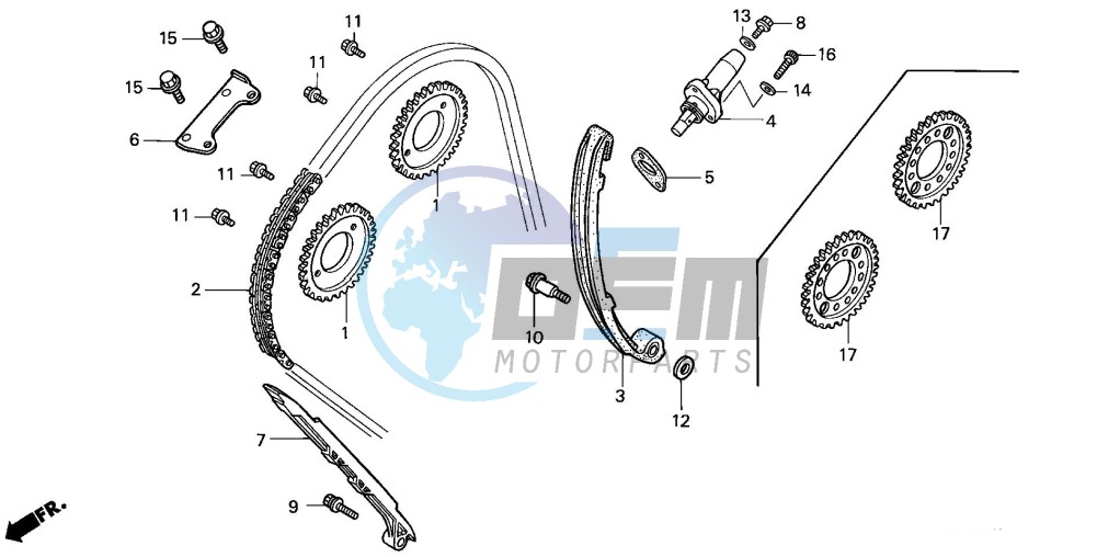 CAM CHAIN/TENSIONER