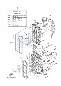 FL115B drawing CYLINDER--CRANKCASE-2