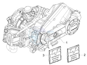 S 50 4T 4V College USA drawing Engine assembly