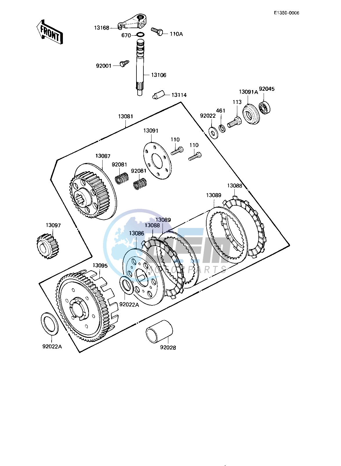 CLUTCH -- 82-83 KE175-D4_D5- -