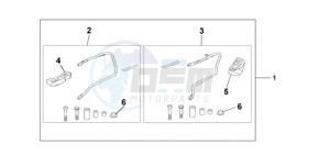 CBF1000SA UK - (E / ABS MKH) drawing PANNIER STAY