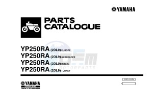 YP125RA (ABS) X-MAX 250 ABS (2DL9 2DL9 2DL9 2DL9) drawing .1-Front-Page