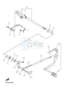 FZ8-S ABS FZ8 FAZER (ABS) 800 (1BD4 1BD6) drawing SHIFT SHAFT