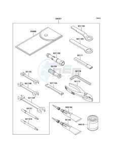 VN800 CLASSIC VN800B6F GB XX (EU ME A(FRICA) drawing Owner's Tools