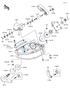 JET SKI STX-15F JT1500AHF EU drawing Handle Pole