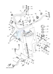 XT1200ZE SUPER TENERE ABS (2KBC) drawing REAR MASTER CYLINDER