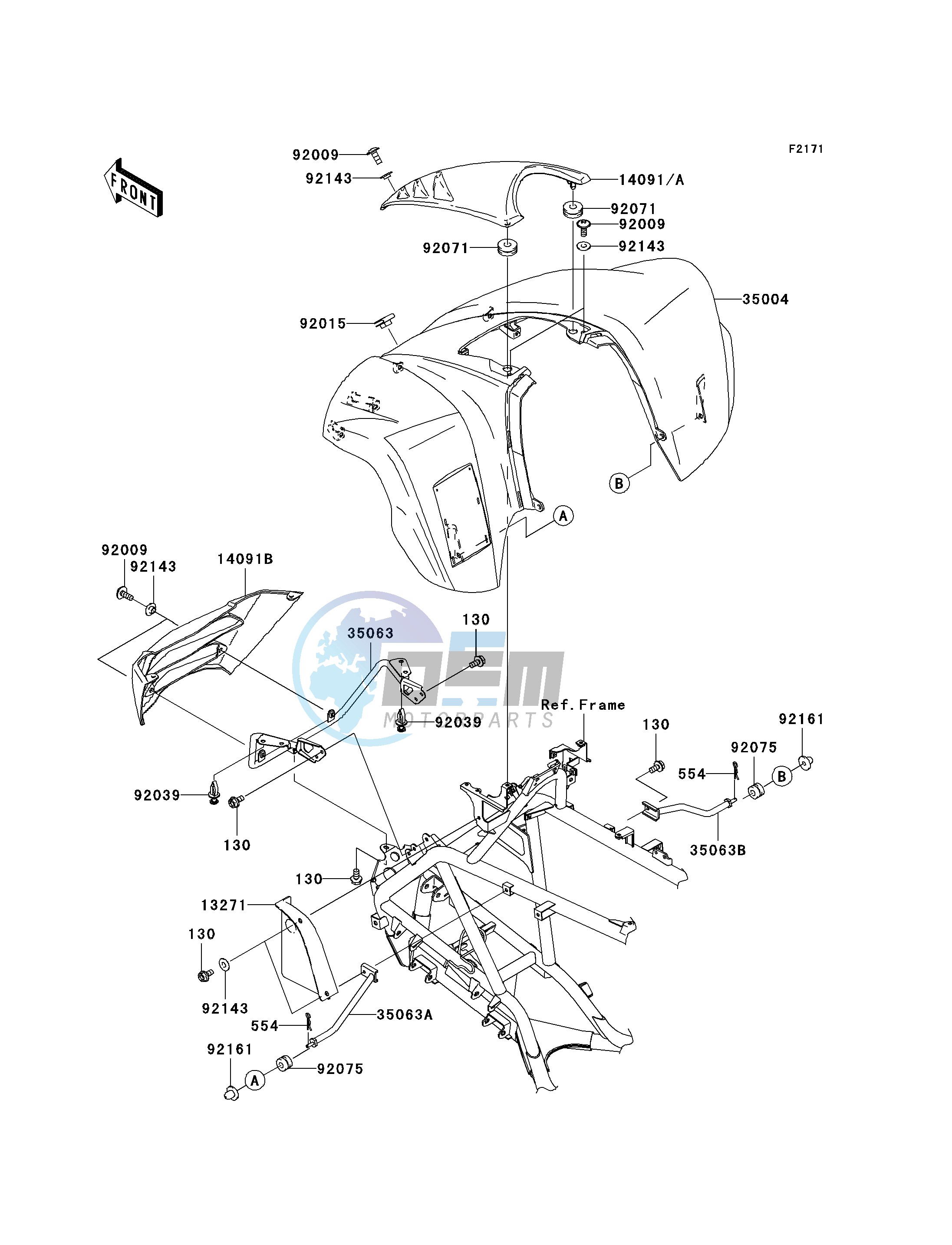 FRONT FENDER-- S- -