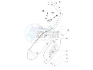 150 Sprint 4T 3V ie (NAFTA) drawing Silencer