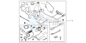 CBR600RRB drawing AVERTO ALARM KIT