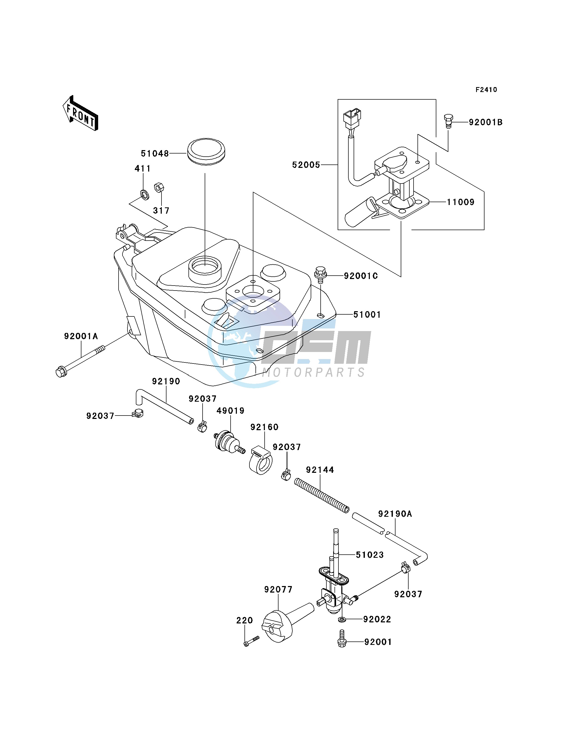 FUEL TANK-- AN110-D2- -