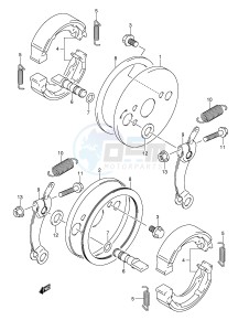 LT-A50 (P2) drawing FRONT BRAKE