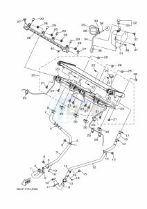 YXZ1000ETS YXZ10YESKS (B5H3) drawing RADIATOR & HOSE