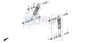 TRX90 drawing FRONT CUSHION