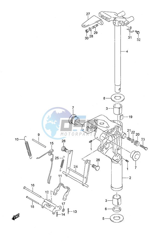 Swivel Bracket Remote Control