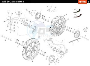 MRT-50-E4-SM-LOW-BLACK drawing WHEELS - BRAKES