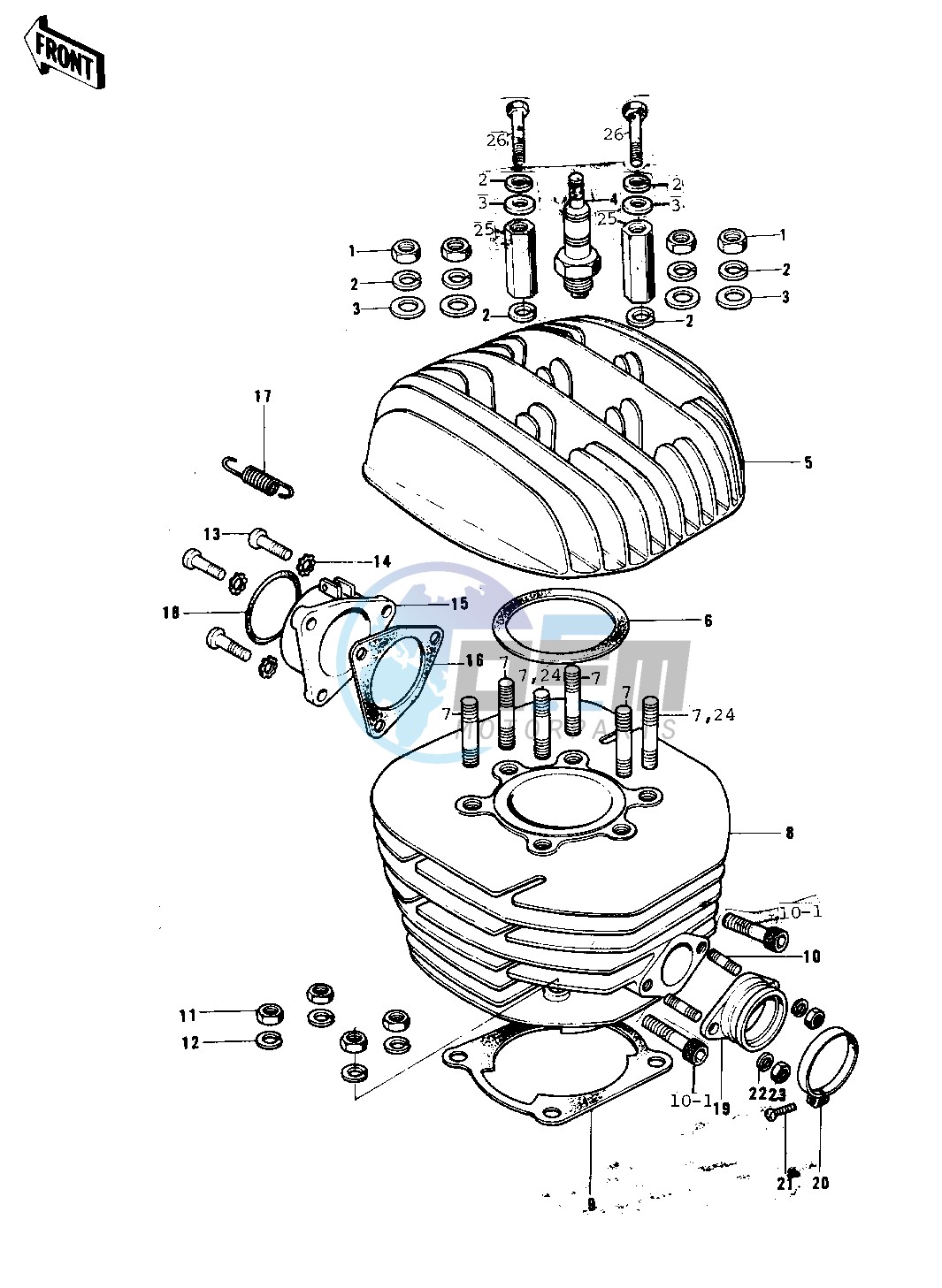 CYLINDER HEAD_CYLINDER -- 74-76- -