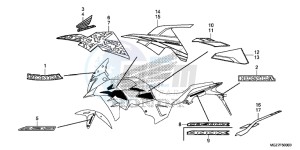 CB500XAE CB500X ABS UK - (E) drawing MARK