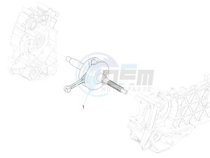 MEDLEY 150 4T IE ABS MA03M, M885M (APAC) drawing Crankshaft