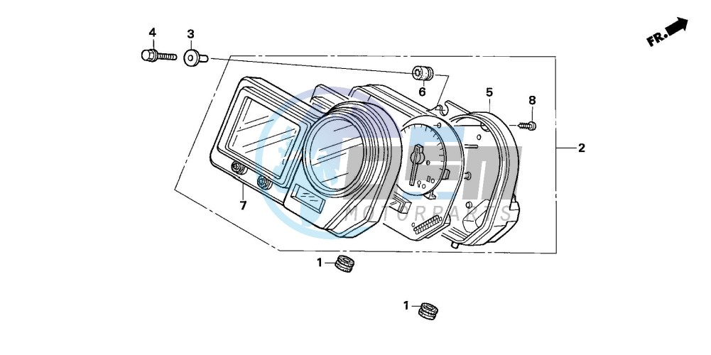 METER (CBR900RRY,1/RE1)