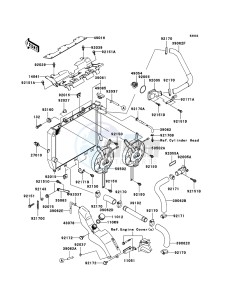 NINJA ZX-12R ZX1200B6F FR GB XX (EU ME A(FRICA) drawing Radiator