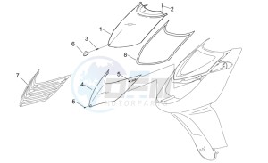 Sonic 50 Air drawing Front body III - Front fairing