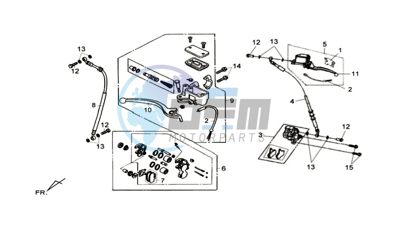 BRAKE LEVER / BRAKE CALIPER / BRAKE LINES