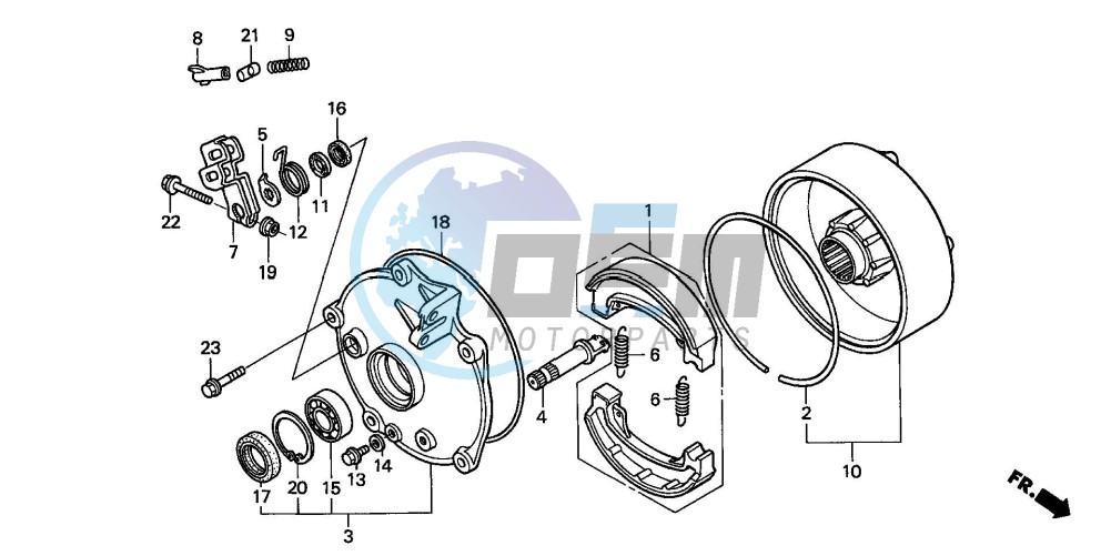 REAR BRAKE DRUM