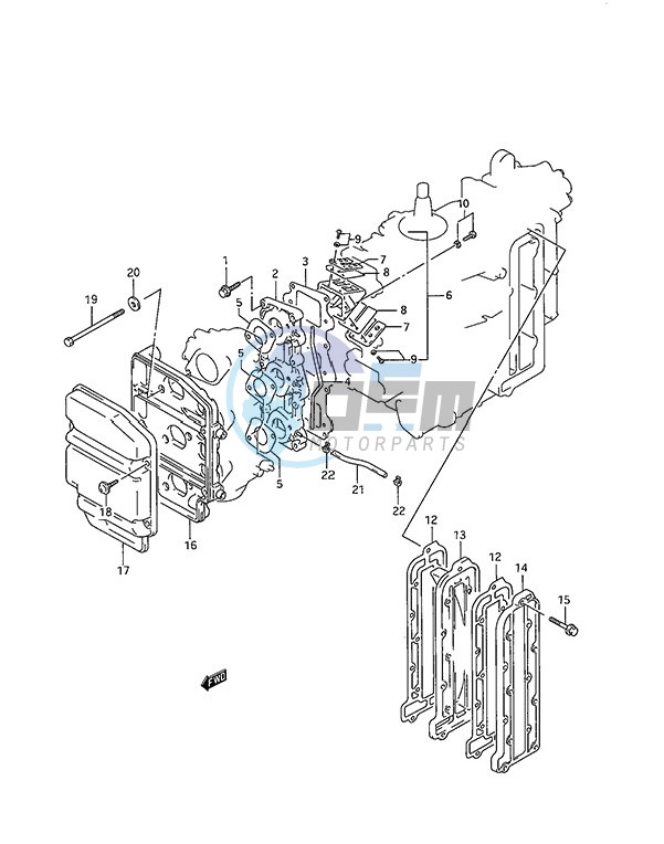 Inlet Case (1988 to 1994)