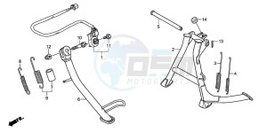 XL125V VARADERO drawing STAND