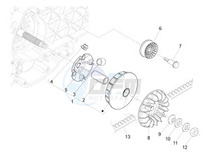 Fuoco 500 4t-4v ie e3 LT 800 drawing Driving pulley