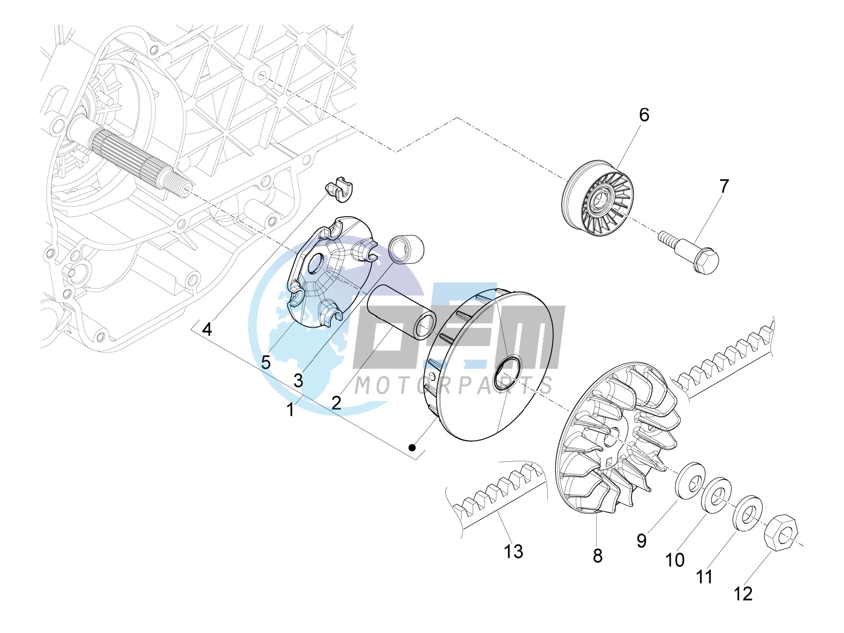 Driving pulley