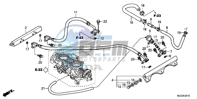 THROTTLE BODY (TUBI NG)