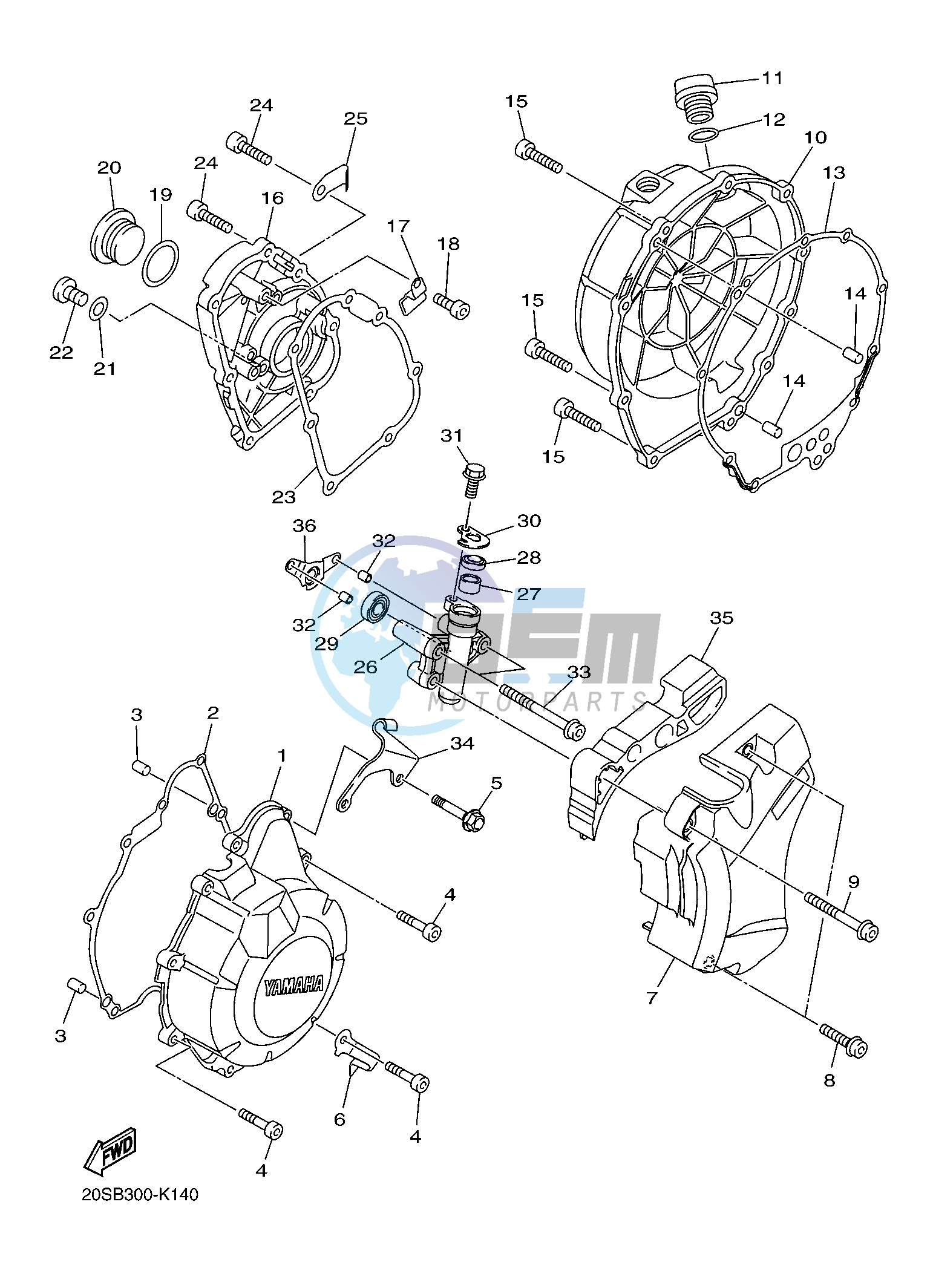 CRANKCASE COVER 1